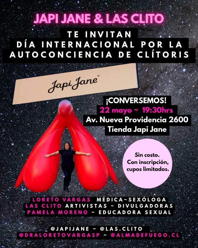Día Internacional por la Autoconciencia de Clítoris en Japi Jane