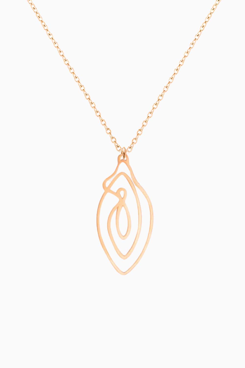 COLLAR VULVII | Collar de Vulva Oro Rosa