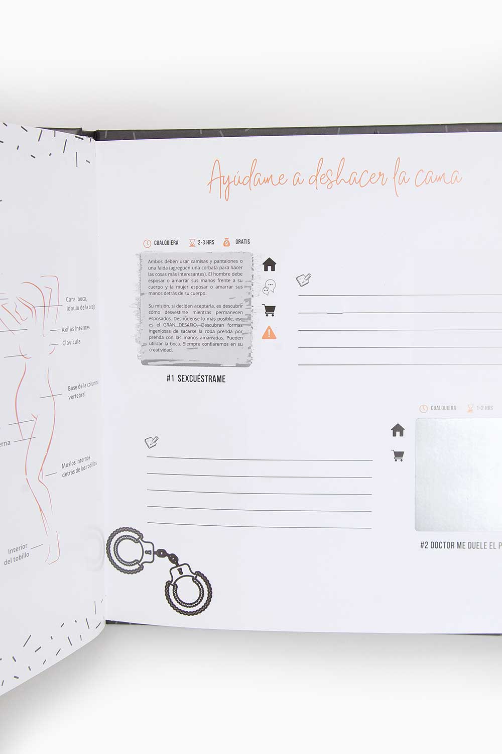 100 AVENTURAS EN LA CAMA | Libro Actividades Eróticas para Parejas