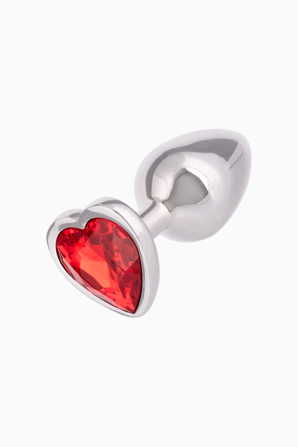 RUBY HEART | Plug Anal Metálico con Corazón