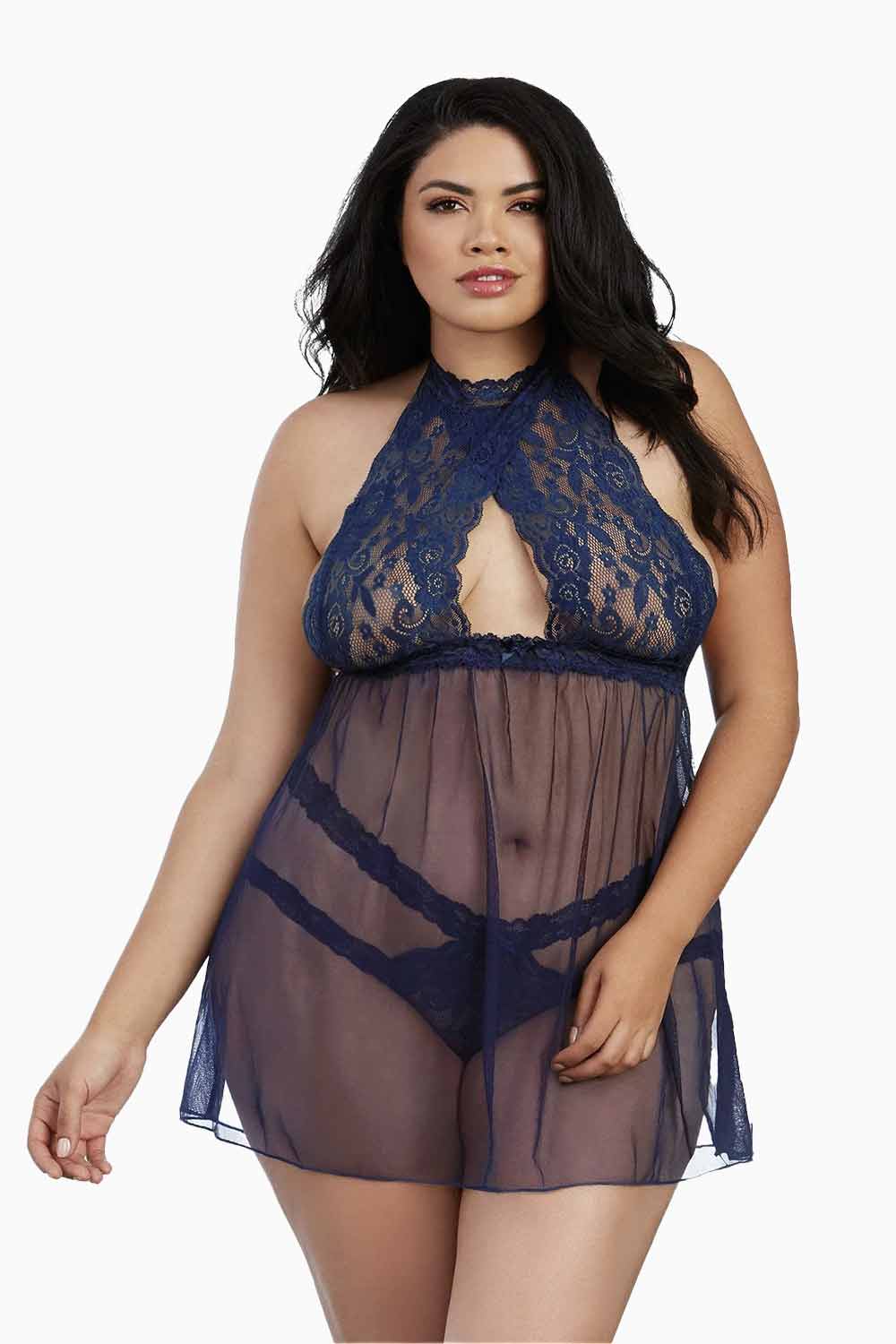 CATALINA | Babydoll Azul