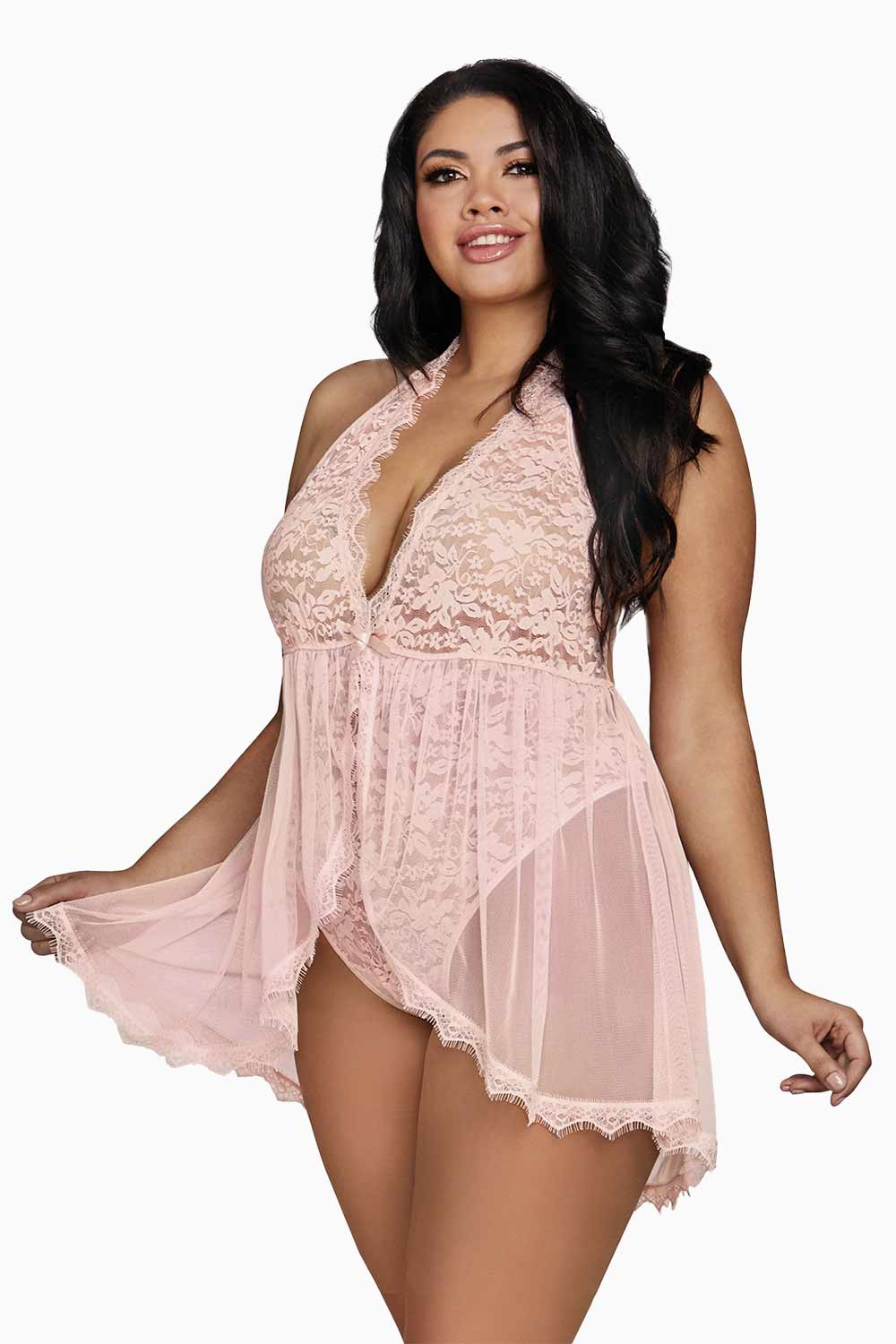 MYSTICA | Babydoll Rosado