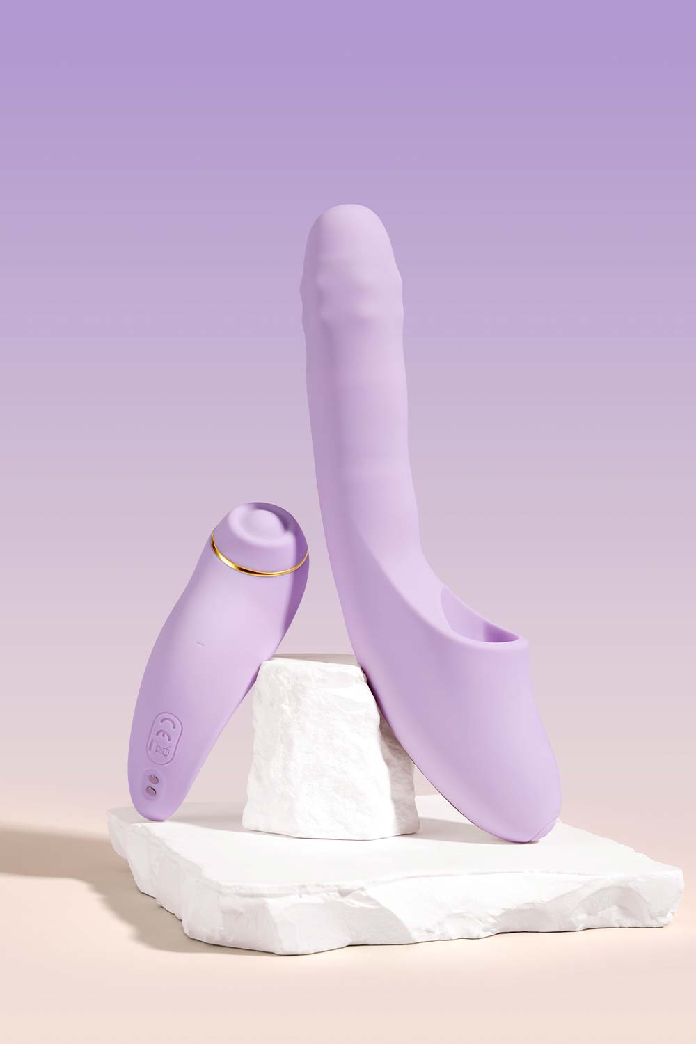 DUOGLOW | Vibrador 2 en 1 con Estimulador Pulsante