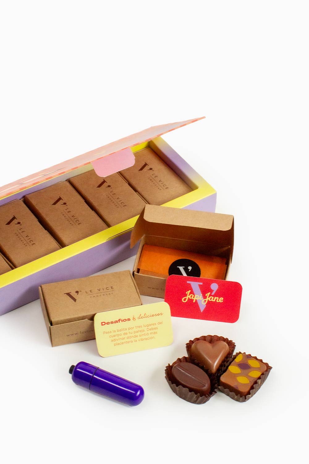 DESAFÍOS DELICIOSOS | Caja de Bombones con Desafíos y Balita Vibradora