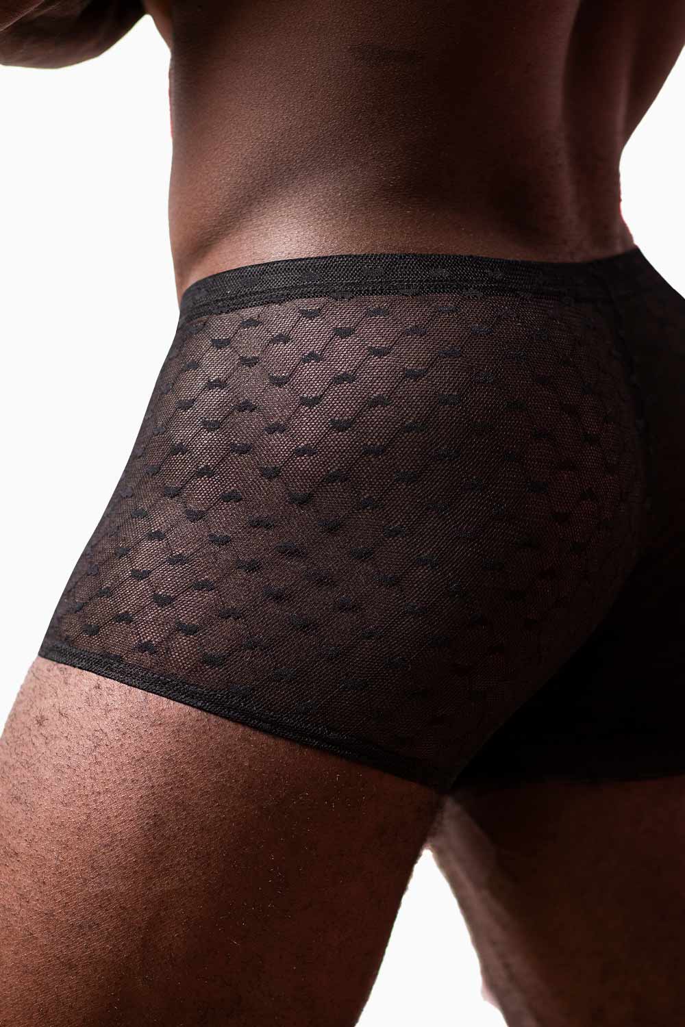 ROMPE CORAZONES | Mini Short Boxer Transparente