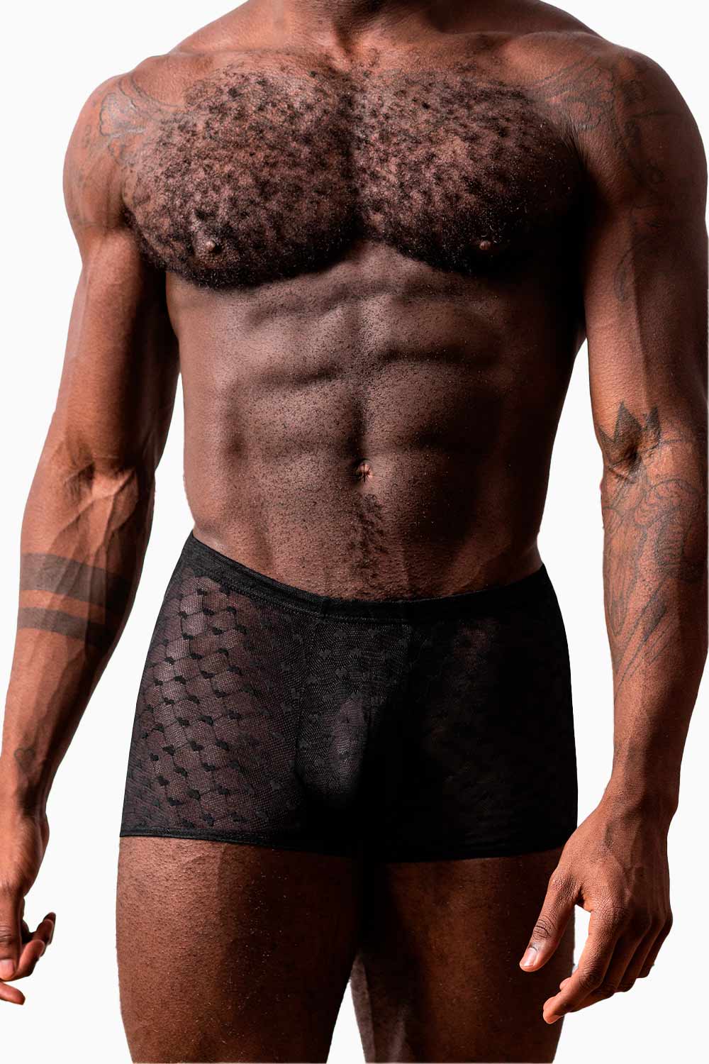 ROMPE CORAZONES | Mini Short Boxer Transparente