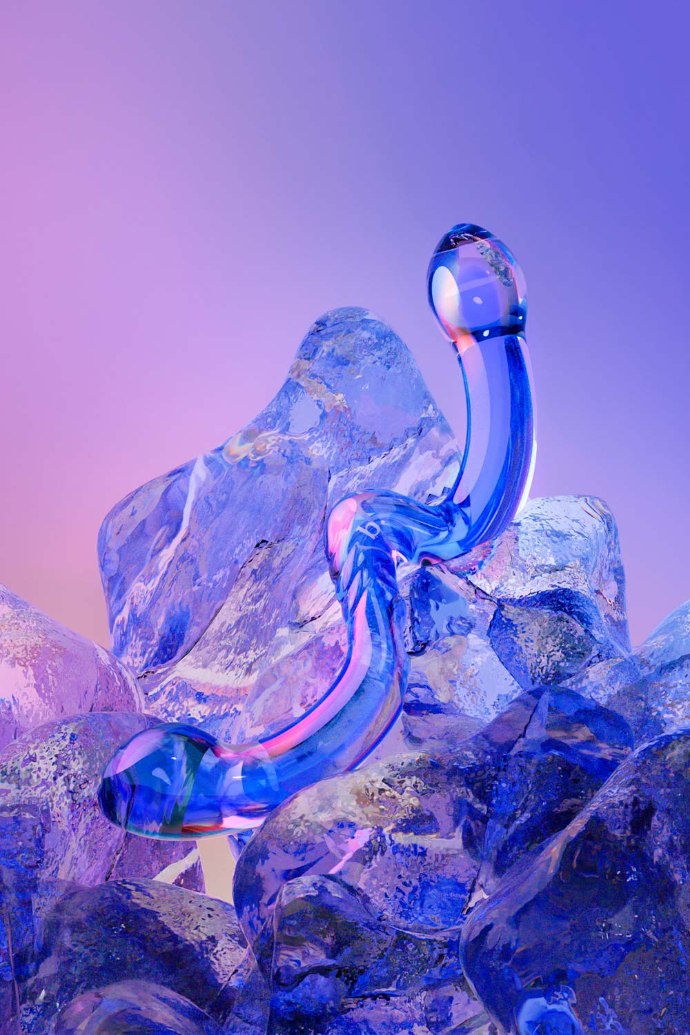 OHWII | Dildo de Vidrio Doble Extremo