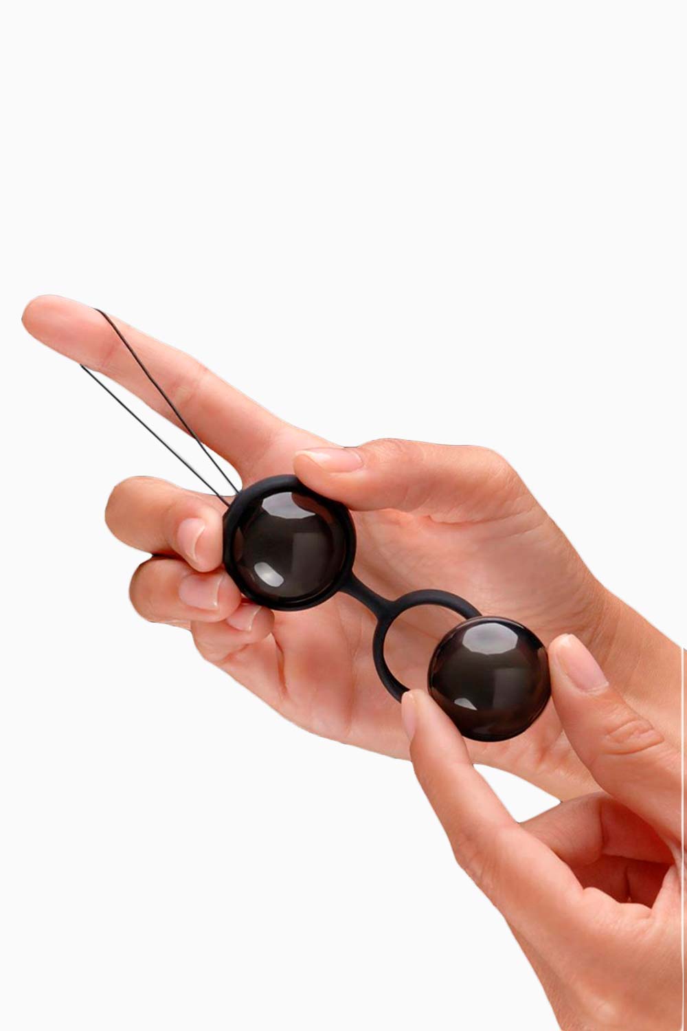 LUNA BEADS NOIR | Bolitas Kegel Dobles