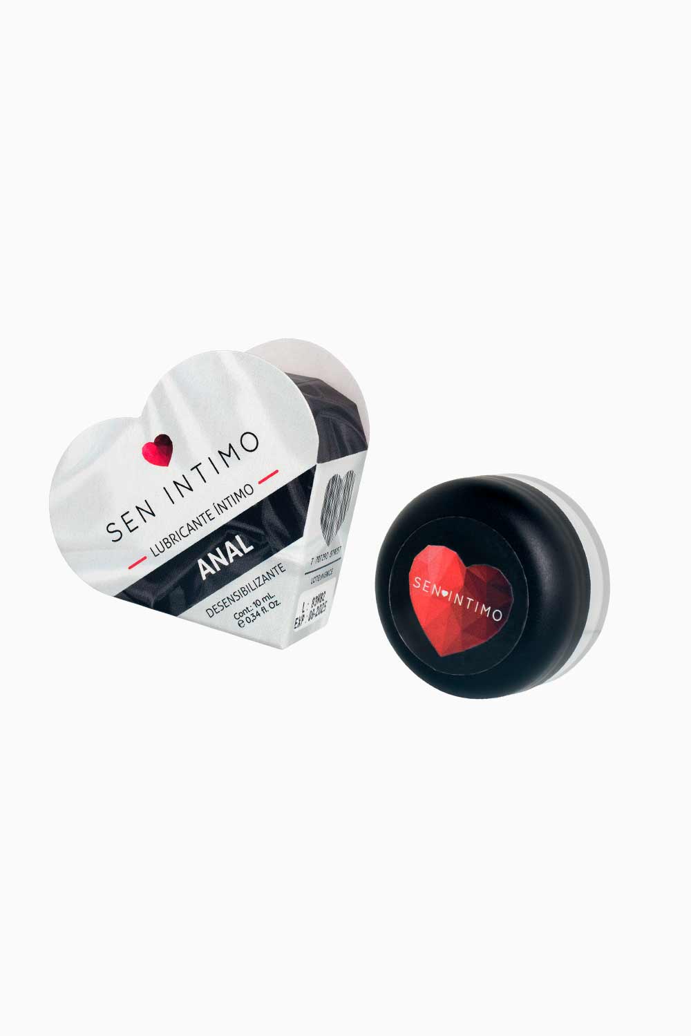 SEN INTIMO CORAZÓN ANAL | Lubricante Desensibilizante Anal Base Agua 10 ml