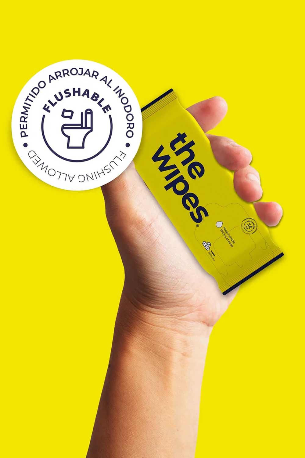 THE WIPES POCKET | Toallitas Húmedas Biodegradables x10