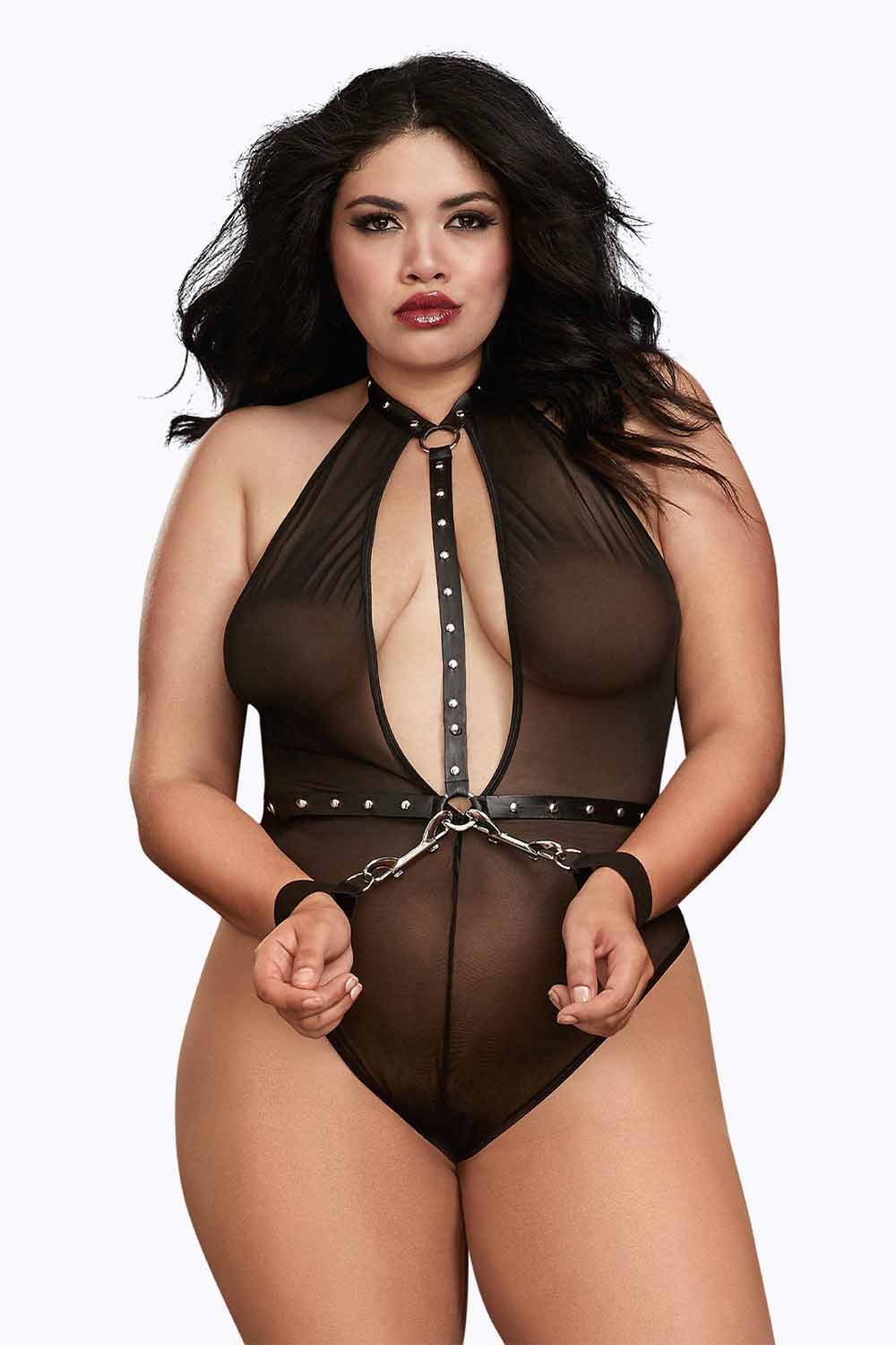 MACARENA | Body Negro con Esposas