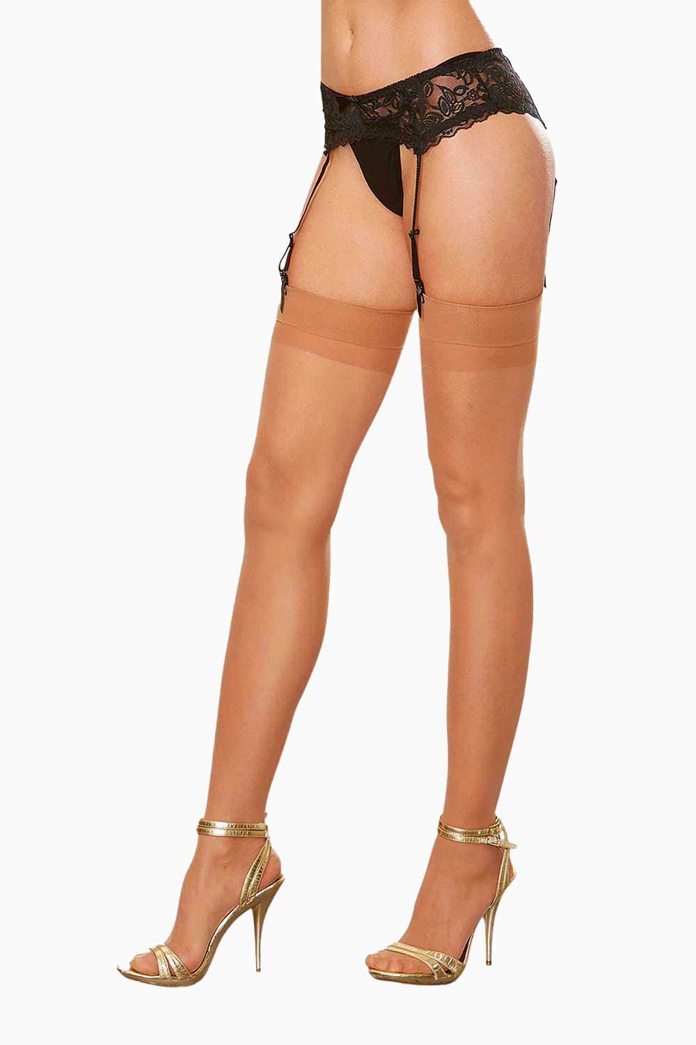 MEDIAS CON COSTURA TRASERA