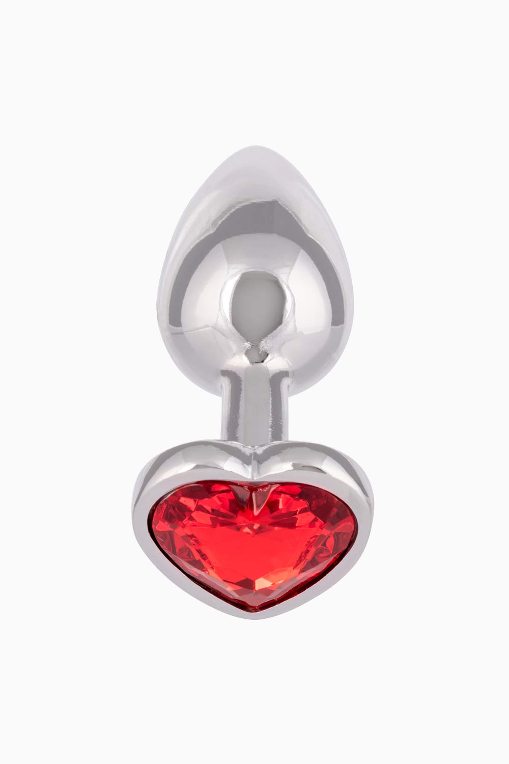 RUBY HEART | Plug Anal Metálico con Corazón