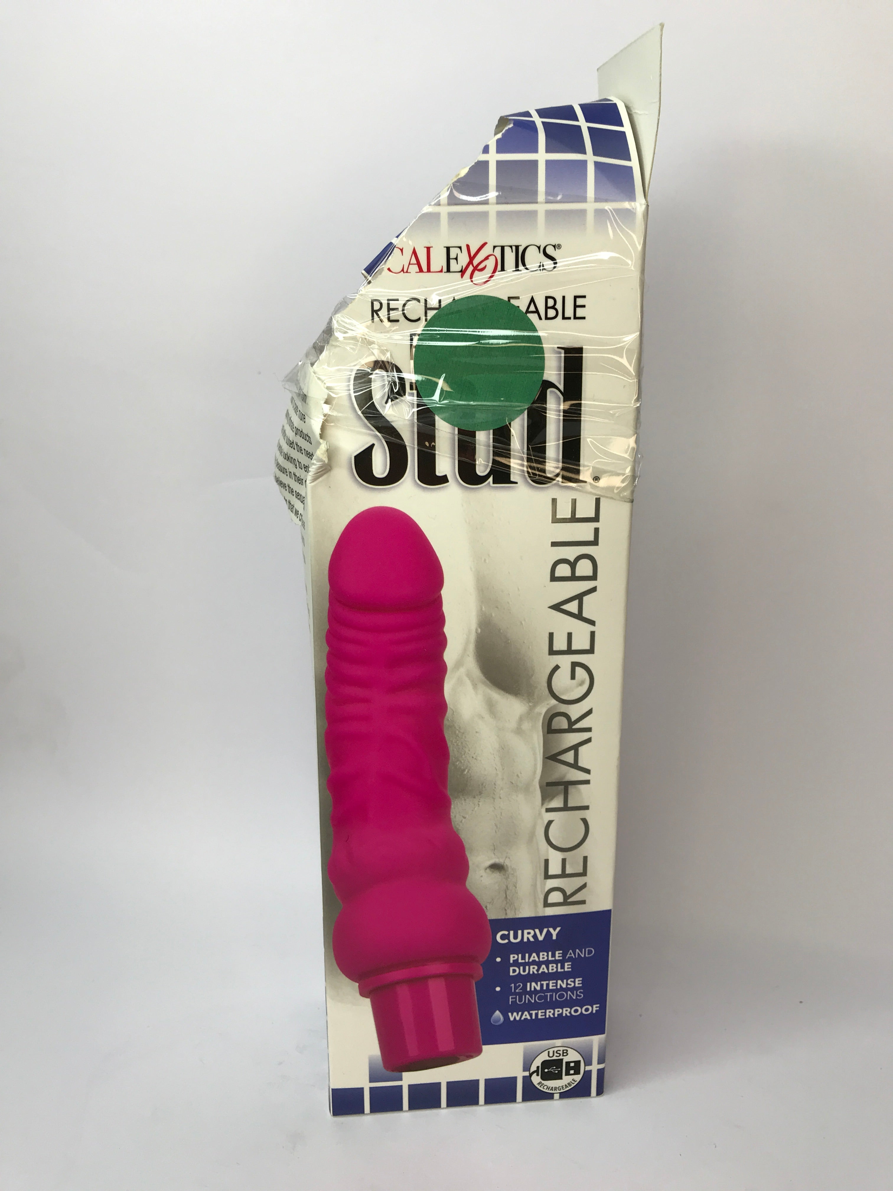 POWER STUD CURVY | Vibrador Interno – Caja dañada, oportunidad única