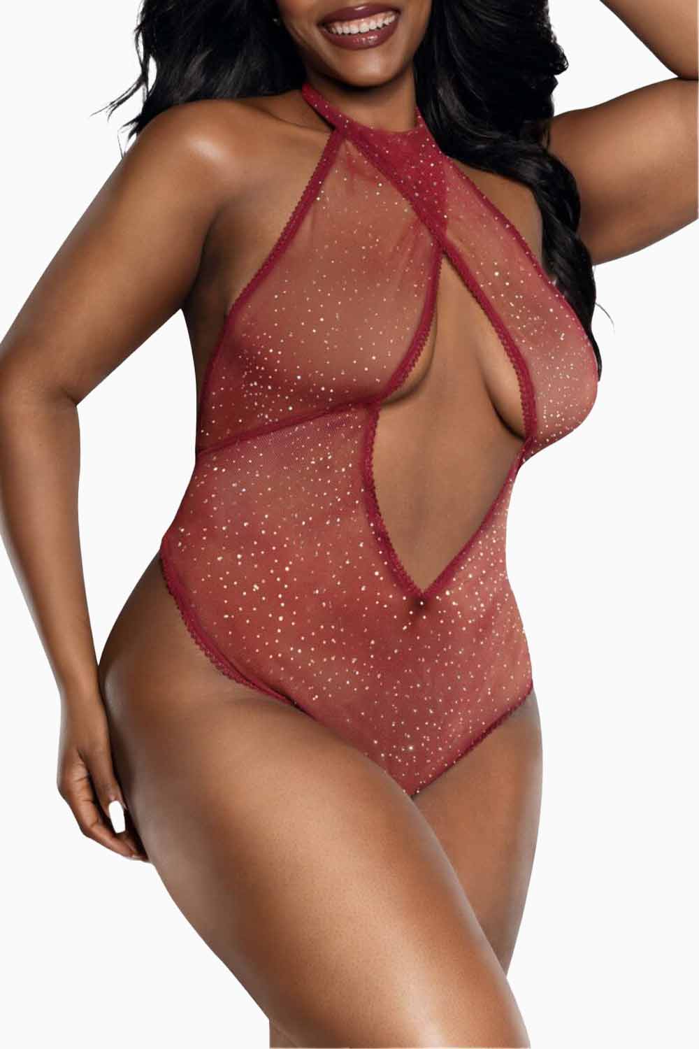 RHINESTONE | Body con brillantes