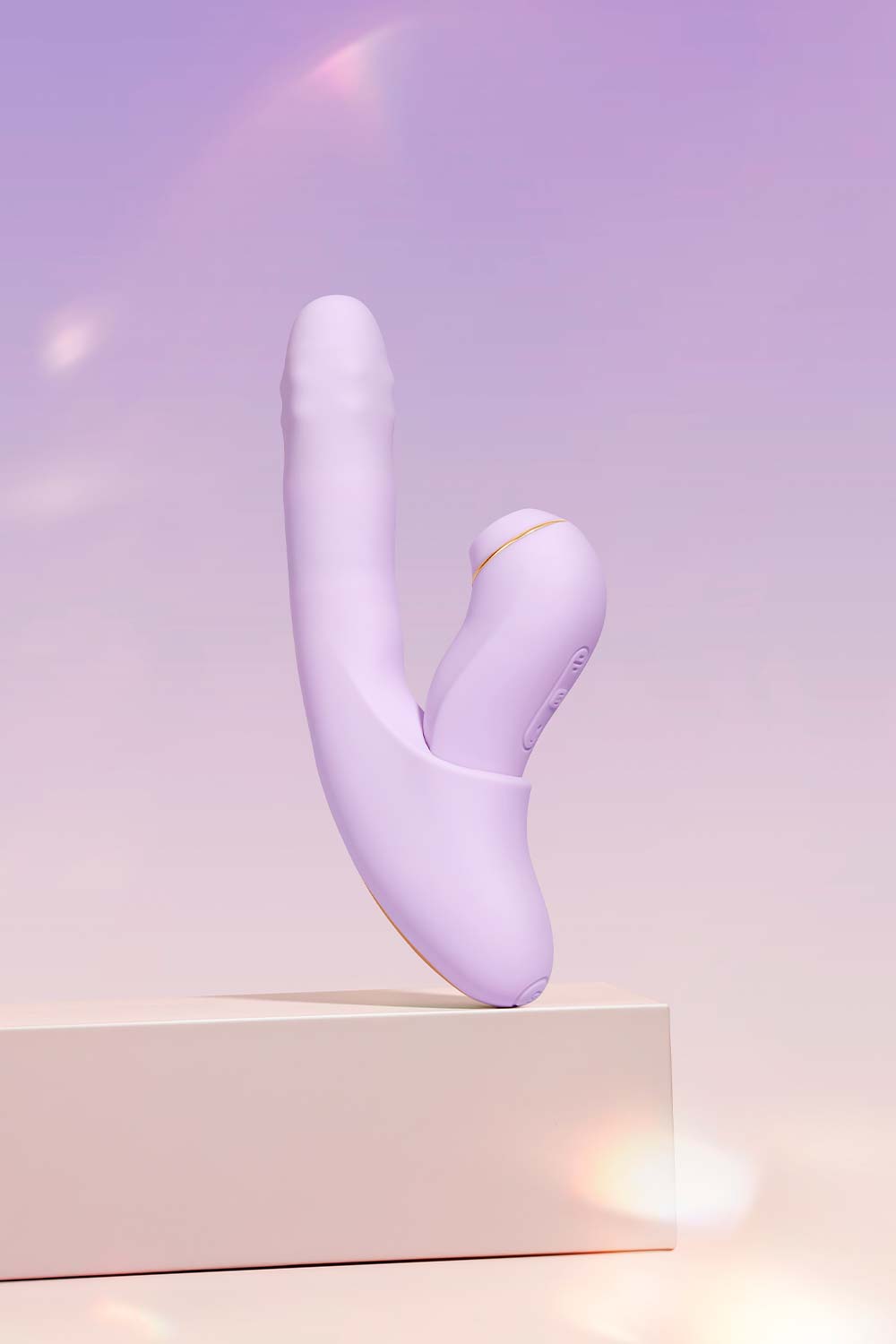DUOGLOW | Vibrador 2 en 1 con Estimulador Pulsante