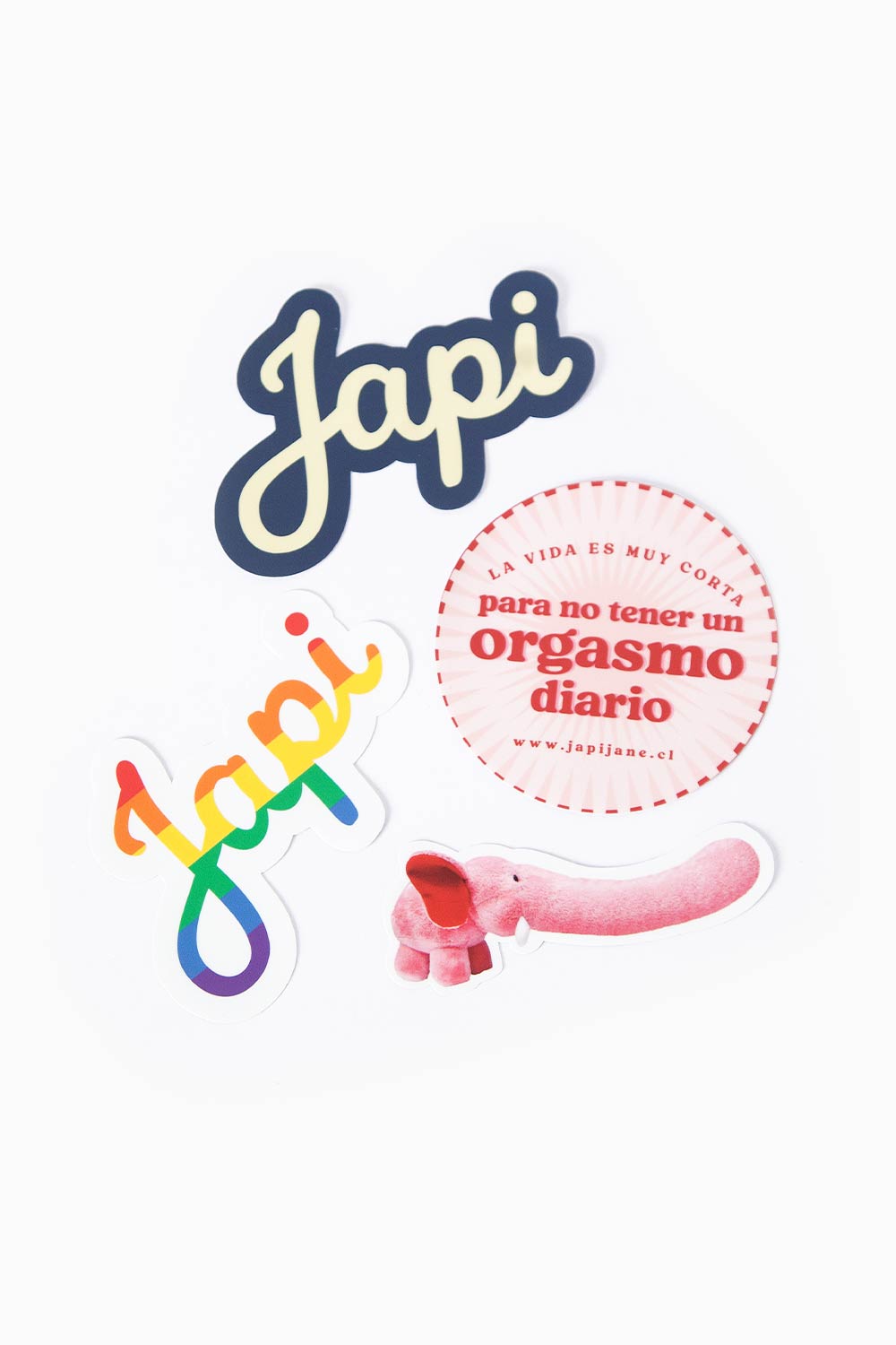 Pack de 4 stickers | Los Japi Accesorios