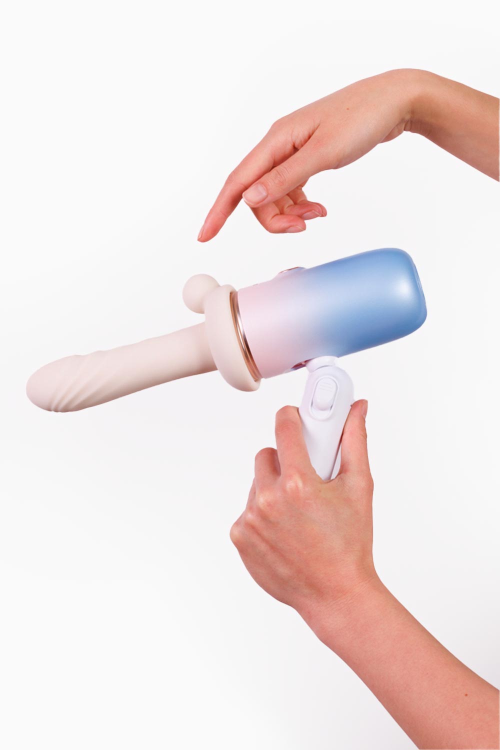SPINEL | Dildo con Ventosa, Empuje y Calor