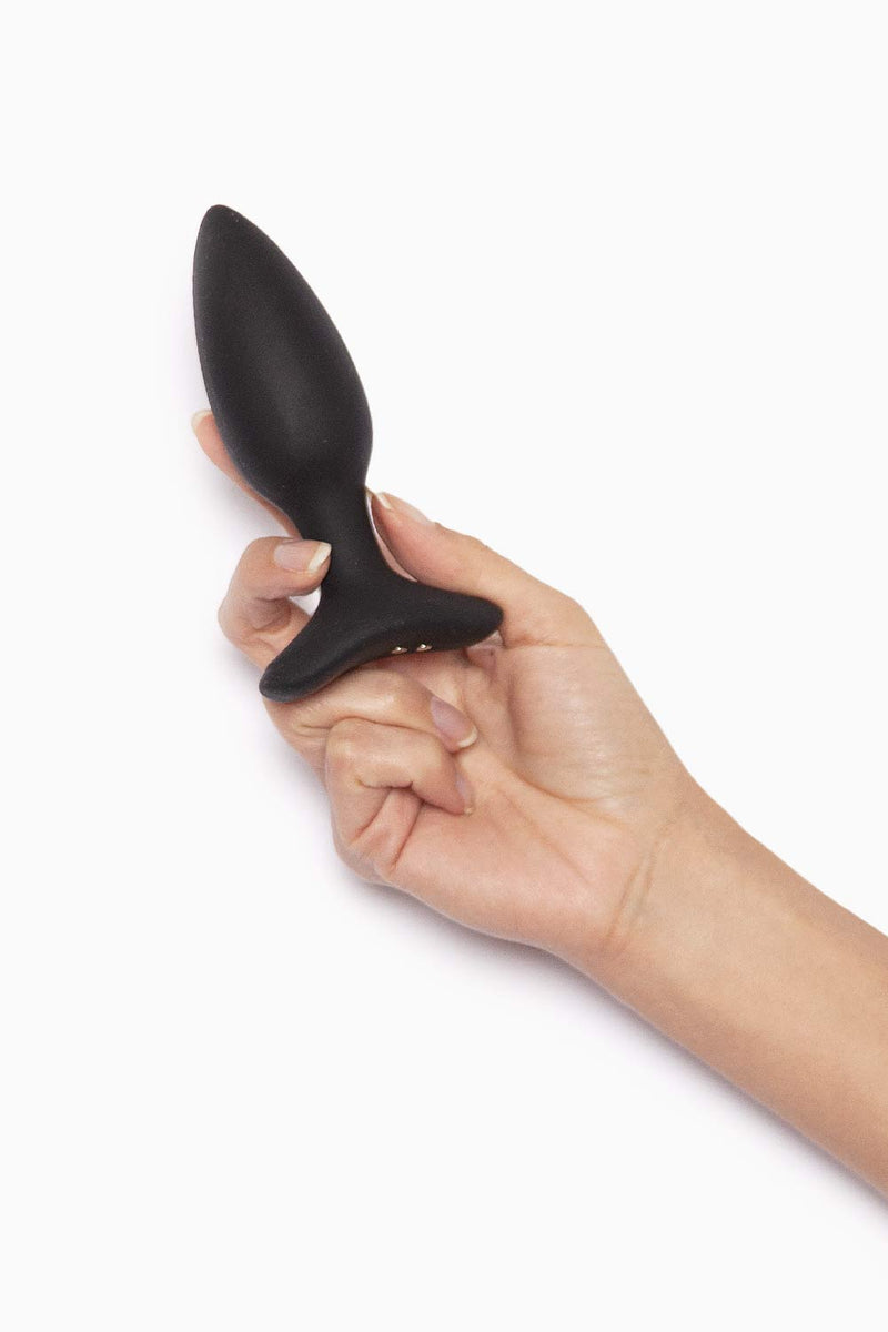 plug anal puesto Crystal Booty Silicone Anal Trainer Kit