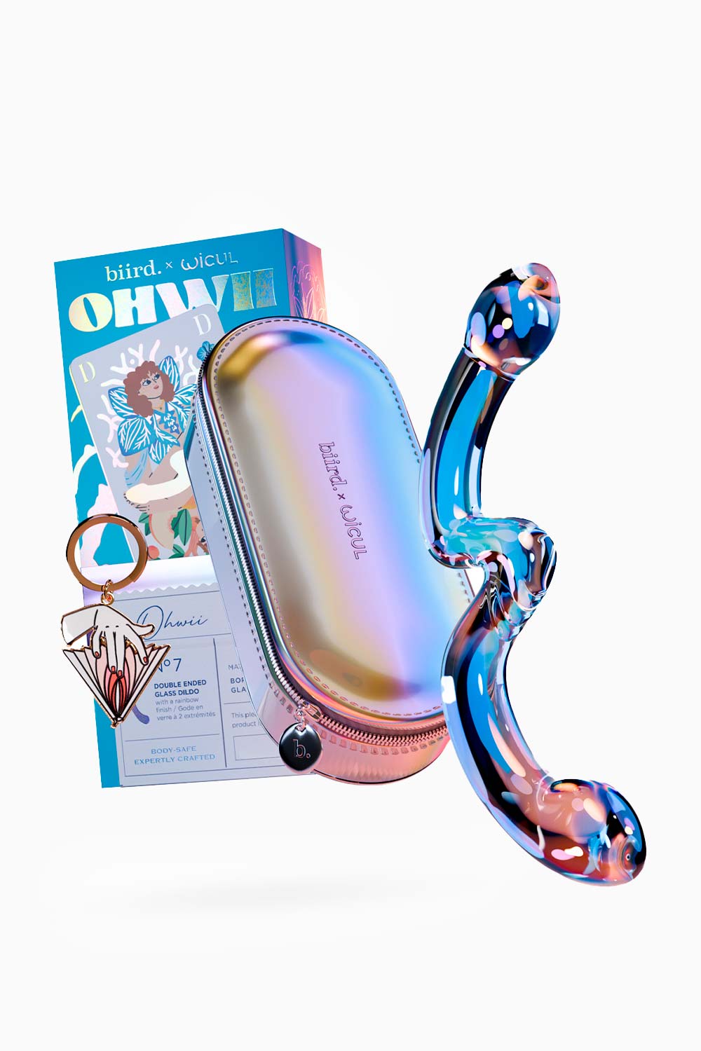 OHWII | Dildo de Vidrio Doble Extremo