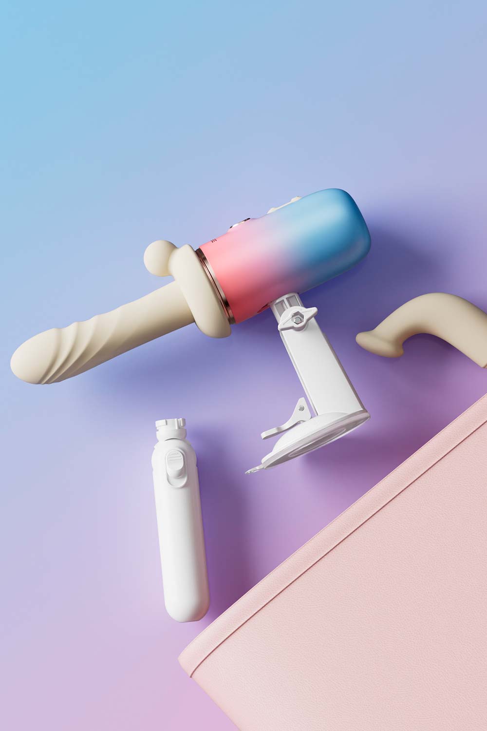 SPINEL | Dildo con Ventosa, Empuje y Calor
