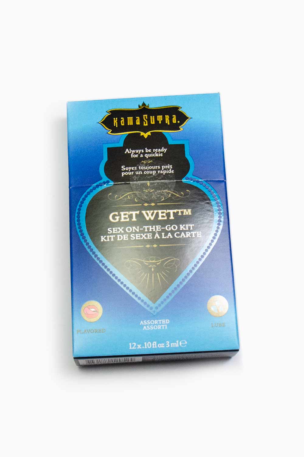 Kit On-The-Go Get Wet Sabores/Lubricantes