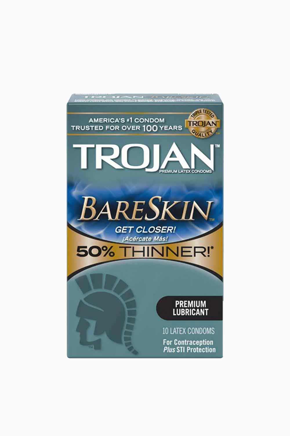 Condones Trojan Bareskin x 10